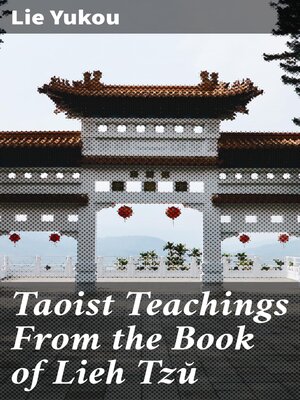 cover image of Taoist Teachings From the Book of Lieh Tzŭ